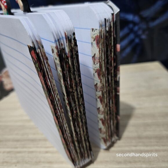 Handmade Notebook Journal Altered Composition Book 7½ x 5 inches Mushrooms - Picture 7 of 10